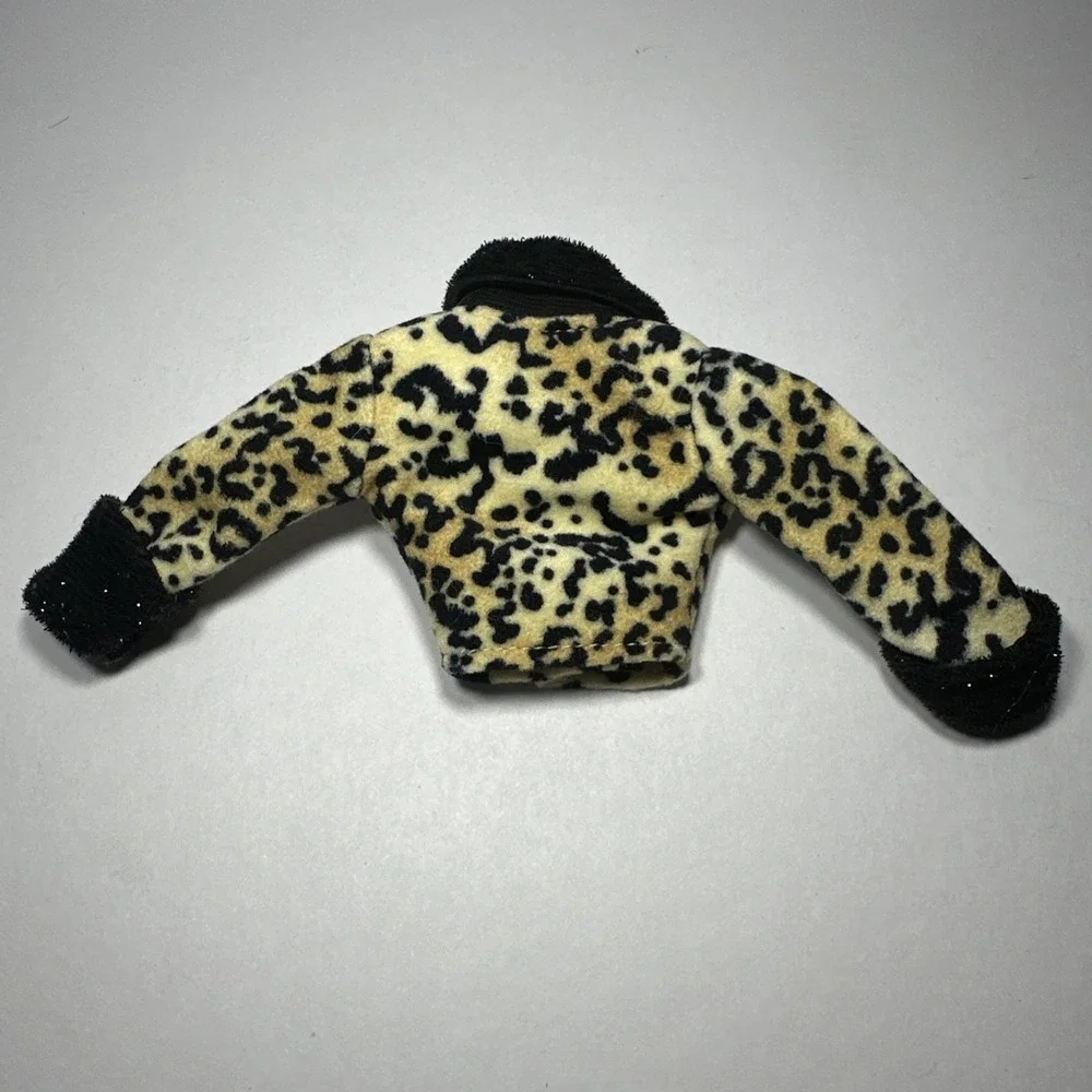 Vintage Mattel Barbie 1998 Fashion Avenue Boutique Leopard Prints Jacket